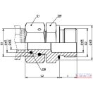Közcsavar  22x1,5 - 1/2" BK