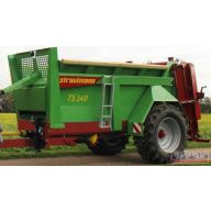   Strautmann szervestrágyaszóró 14 to pótkocsi alacsony platós