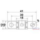 Biztosíték TESLA MIDI lemezes 100A 