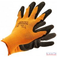 Védőkesztyű szerelő gumírozott (téli)