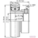 YET 209 (45x85x19/43,7) SKF csapágy 