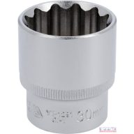 Dugókulcsfej 1/2" 30mm 12 lapú