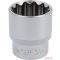Dugókulcsfej 1/2" 30mm 12 lapú