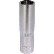 Dugókulcsfej 1/2" 15mm  12 lapú hosszított