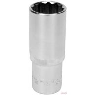 Dugókulcsfej 1/2" 30mm 12 lapú hosszított Yato