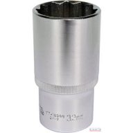 Dugókulcsfej 1/2" 32mm 12 lapú hosszított