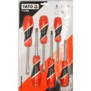 Csavarhúzó készlet  6 db-os mágneses Yato