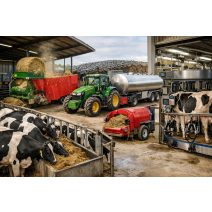 Tejelő szarvasmarha tenyésztés gépei, eszközei