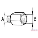 Manométer csatlakozó 1/4"-16x1,5 BK
